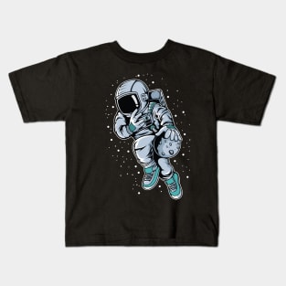 Astronaut Basketball Player Kids T-Shirt